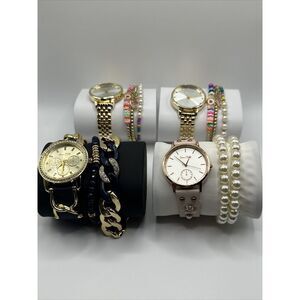 Jessica Carlyle Women's Watches Set Of 4 With Bracelets